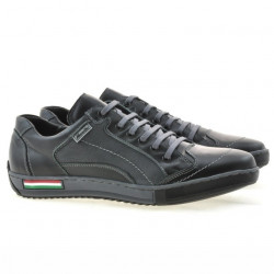Herren-Sportschuhe 707 schwarz+grau