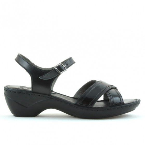 Damen Sandalen 501 schwarz kombiniert Damen Sandalen 501 schwarz kombiniert