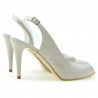 Damen Sandalen 1250 Lack Beige Perlmutt