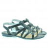 Damensandalen 595 schwarz