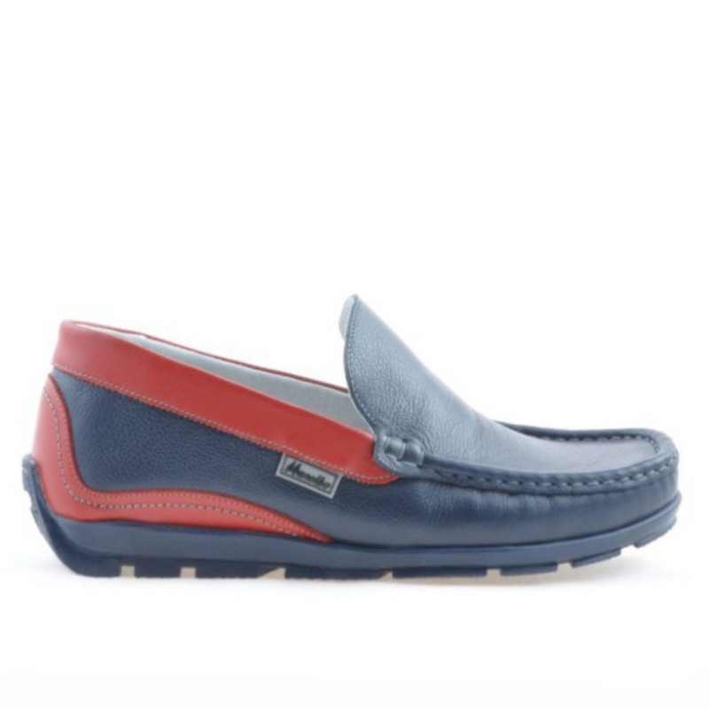 Jugendslipper 395 indigo+rot