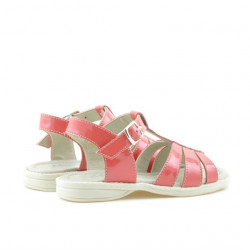 Kleinkinder Sandalen 53c Lack Koralle