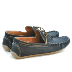 Herrenschuhe 863 schwarzes Bufalo-Leder