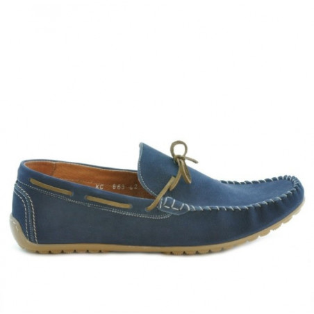 Herrenmokassins 863 Bufo Indigo