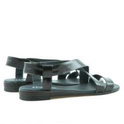 Damensandalen 5010 schwarzer Lack