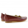 Damen-Ballerinas 662 Lack Bordeaux