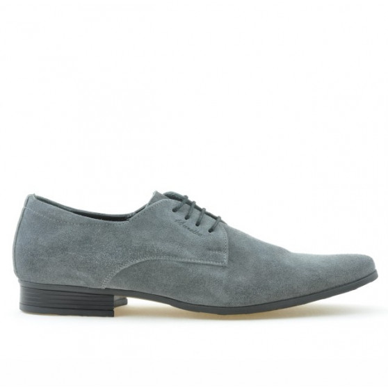 Elegante Herrenschuhe 786 grau Velours Elegante Herrenschuhe 786 grau Velours