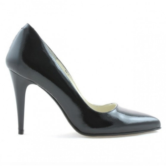 Elegante Damenschuhe 1246 Satin-schwarz Lack Elegante Damenschuhe 1246 Satin-schwarz Lack