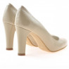 Elegante Damenschuhe 1243 Lack Beige