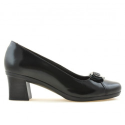 Damen Freizeitschuhe / elegante Schuhe 628 Lack Schwarz