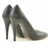 Elegante Damenschuhe 1241 braun Croco