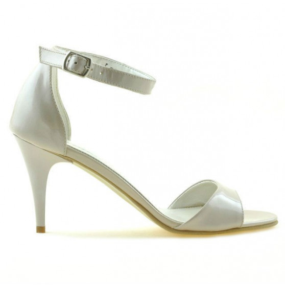 Damen Sandalen 1238-1 Lack Beige Perlmutt Damen Sandalen 1238-1 Lack Beige Perlmutt